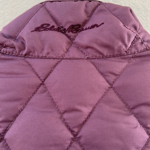 Eddie Bauer Goose Down Snap Front Quilted Vest with Pockets & Cinch-able Waist M - Picture 4 of 12